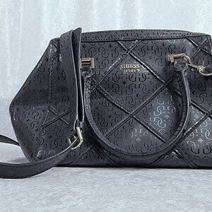 GUESS 1981 Winett Black Handbag Purse